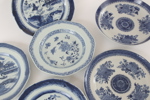 Tallrikar 6st, Kina, 17/1800-tal