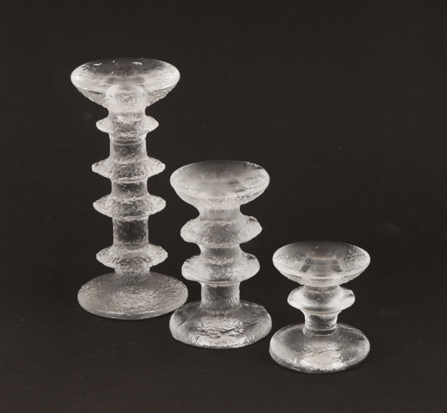 Ljusstakar 3st, "Festivo", Timo Sarpaneva för Iittala