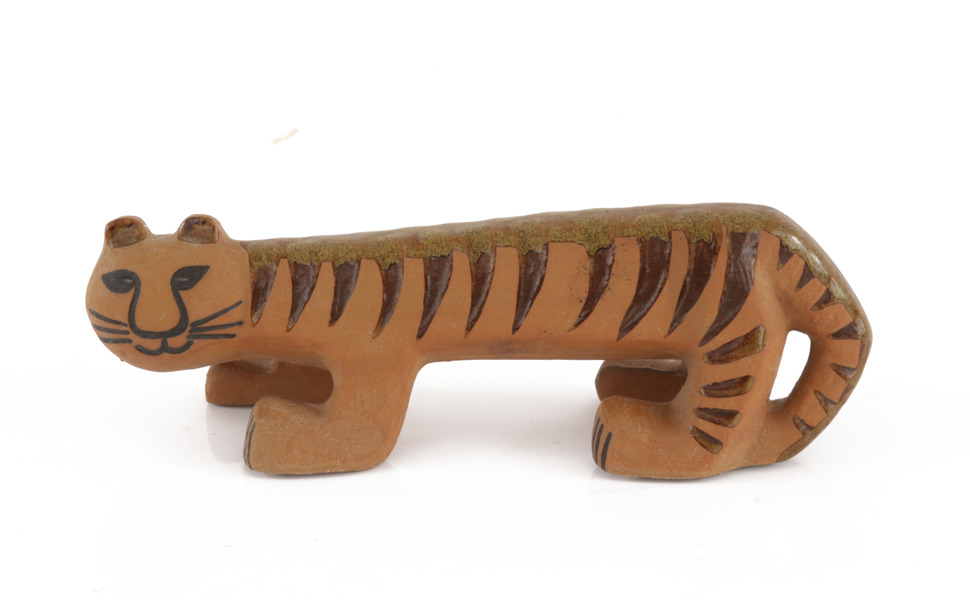 Figurin, "Tiger", Lisa Larson för Gustavsberg