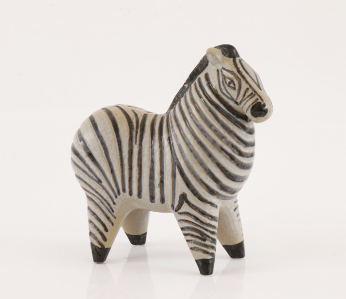 Figurin, "Zebra", Lisa Larson för Gustavsberg