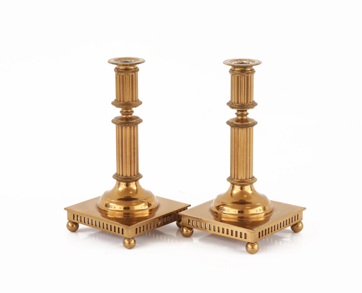 Ljusstakar ett par, gustaviansk stil, 1900-tal