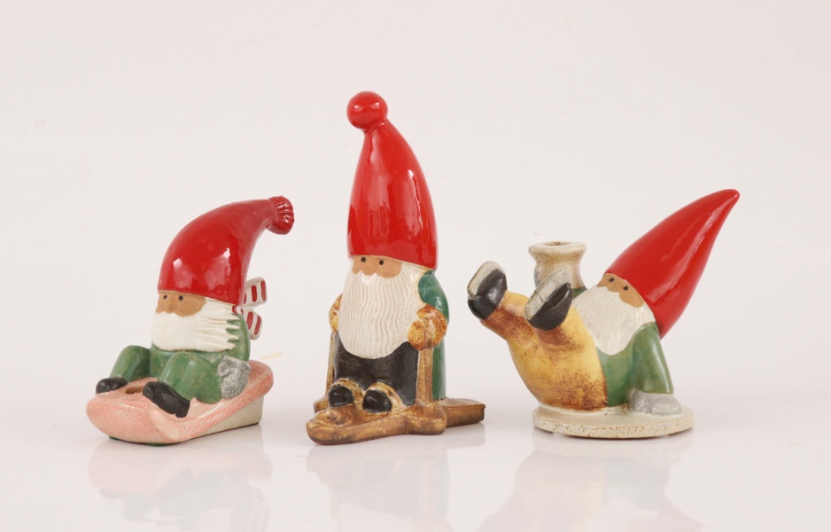 Figuriner 3st, Lisa Larson för Gustavsberg K-studio