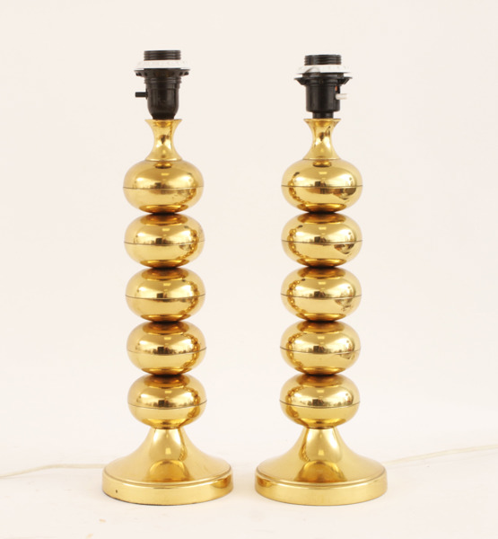 Bordslampor ett par, Enco, no.68, 1900-talets andra hälft