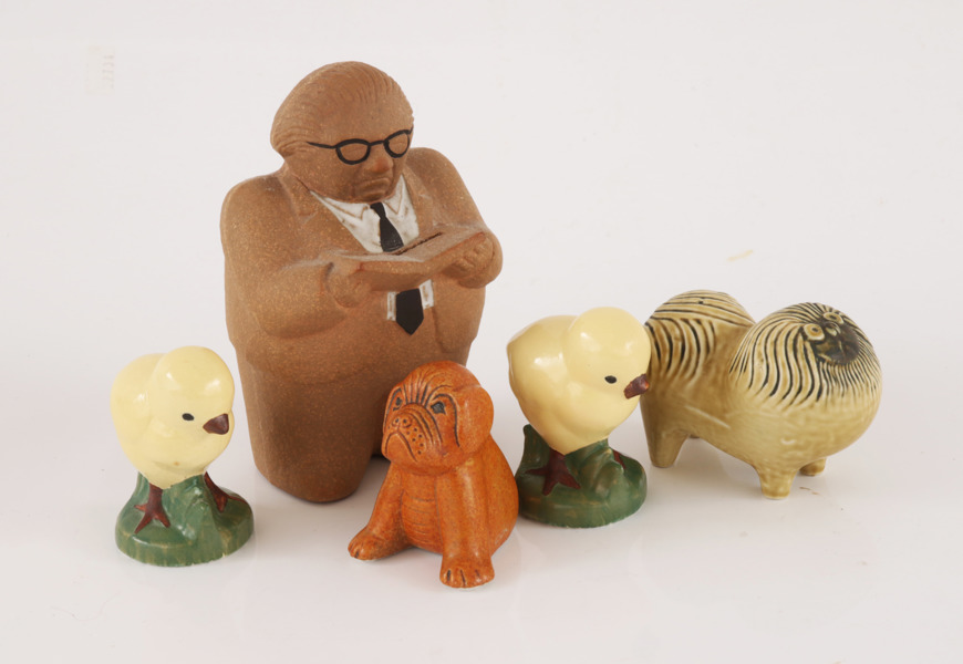 Stengods 5 delar, Lisa Larson