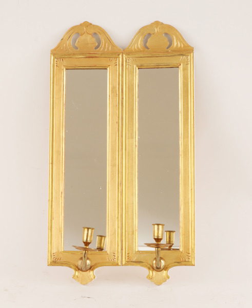 Spegellampetter ett par, "Regnaholm", IKEA:s 1700-tals serie