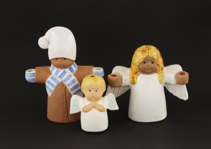 Ljusstakar 3st, Lisa Larson för Gustavsberg