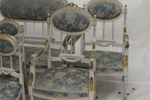 Salongsmöbel 5 delar, gustaviansk stil, 18/1900-tal