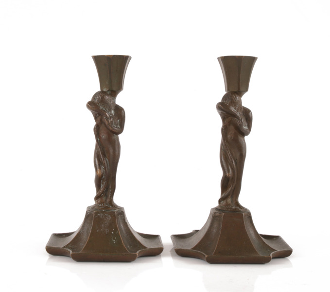 Ljusstakar ett par, 1900-talets första hälft