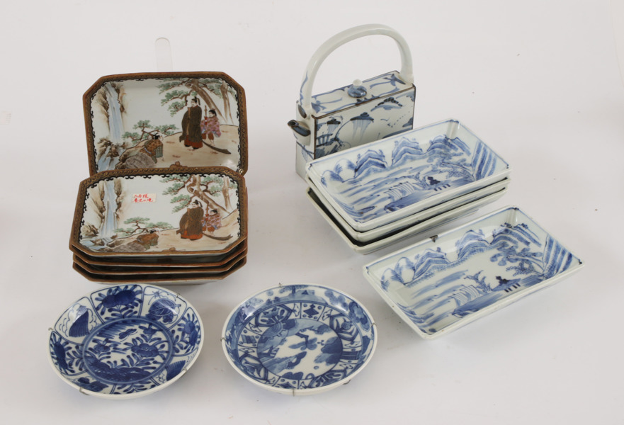 Porslin 12 delar, Asien