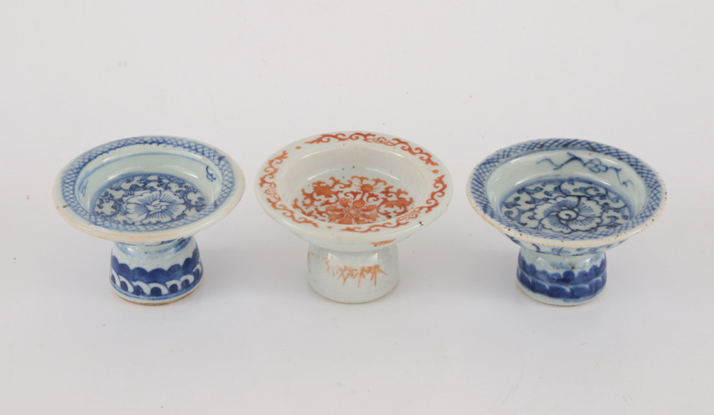 Penselsköljare 3st, Kina, 1900-tal