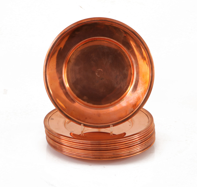 Kuverttallrikar 12st, 1900-talets andra hälft