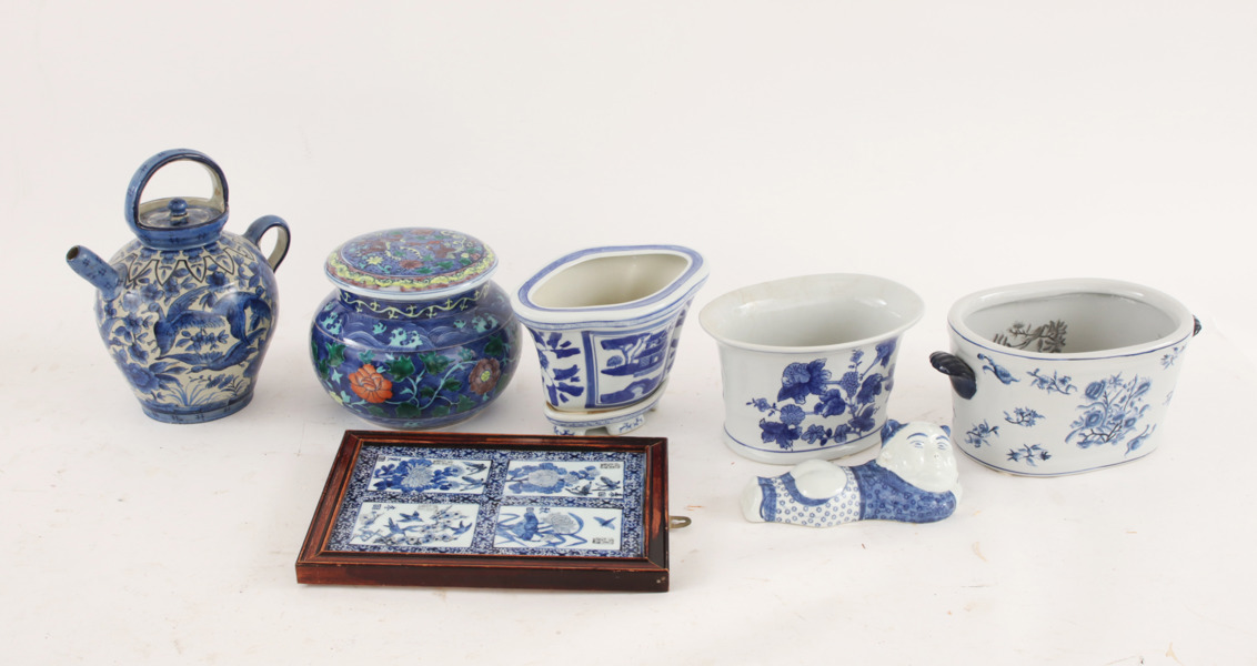 Orientaliskt porslin 7 delar, 19/2000-tal