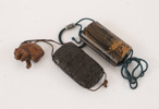 Inro 2st samt netsuke, Japan, 18/1900-tal
