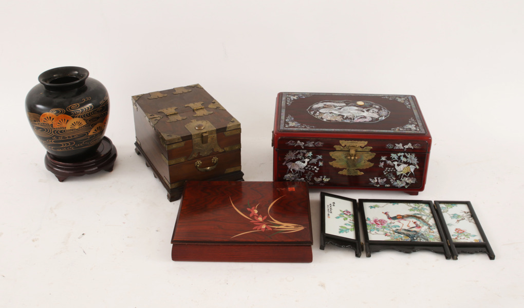 Orientaliska föremål 5 delar