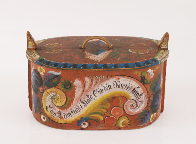 Svepask, allmoge, Norge, daterad 1885