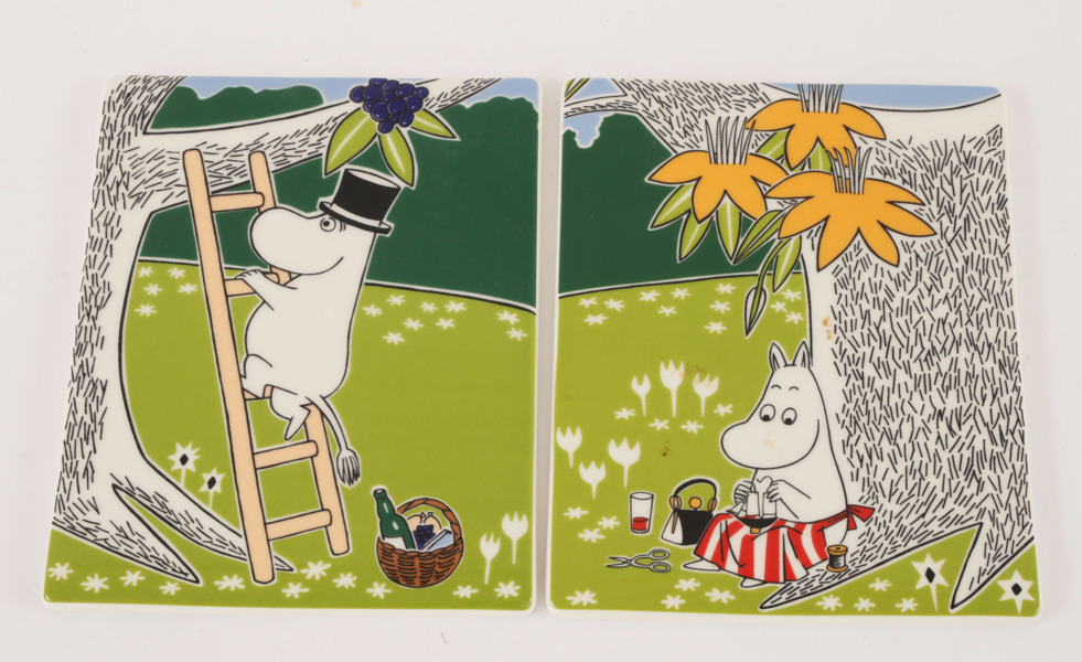 Plaketter 2st, "Mumin", Arabia, bl.a. 2014