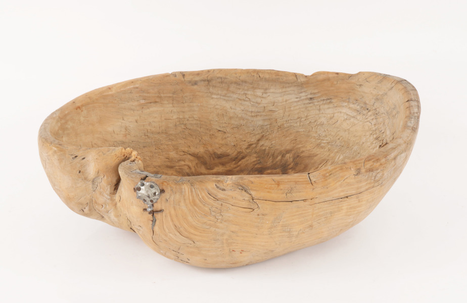 Knotskål, allmoge, daterad 1845