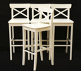 Barstolar 4st, "Ingolf", IKEA, 2000-tal