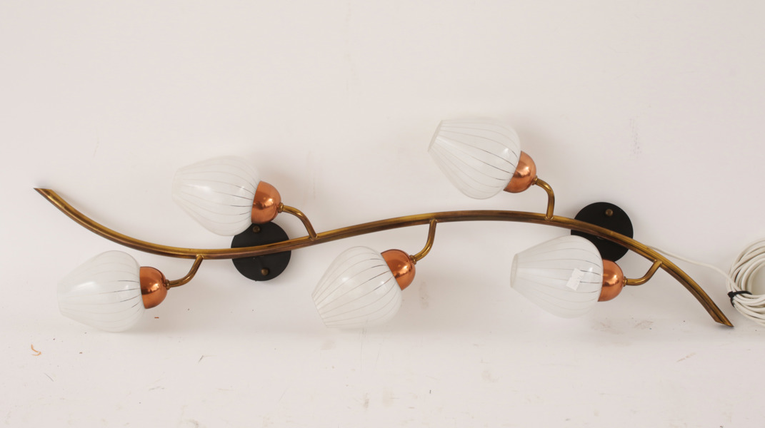 Vägglampa, omkring 1900-talets mitt