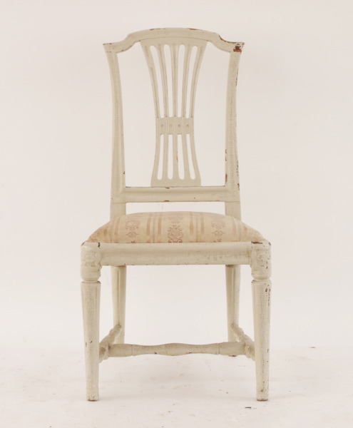 Stol, sengustaviansk, omkring år 1800