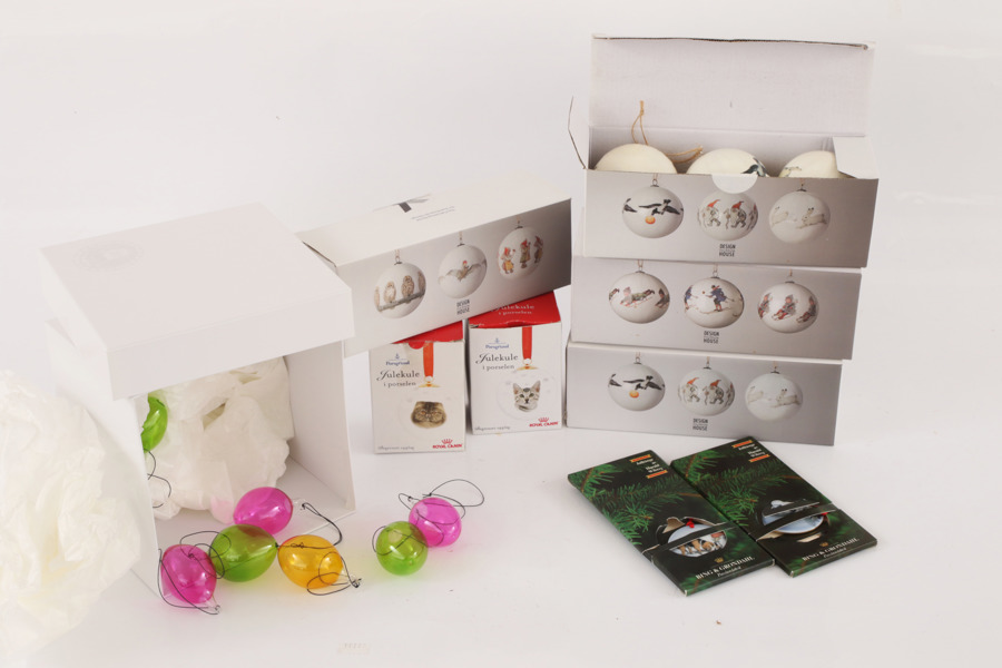 Parti jul- och påskdekorationer