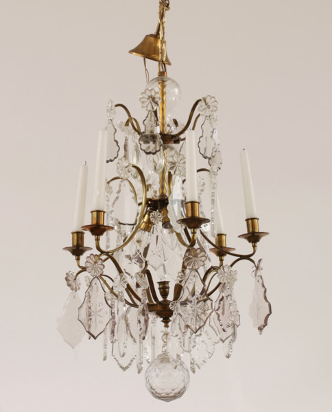 Ljuskrona, rokokostil, 1900-tal