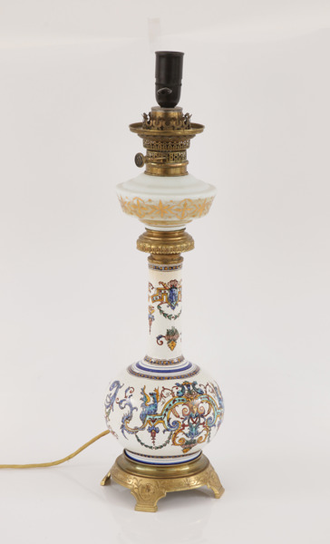 Bordslampa, 1800-talets slut