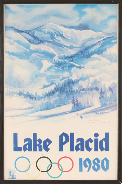 Affisch, OS Lake Placid, 1980