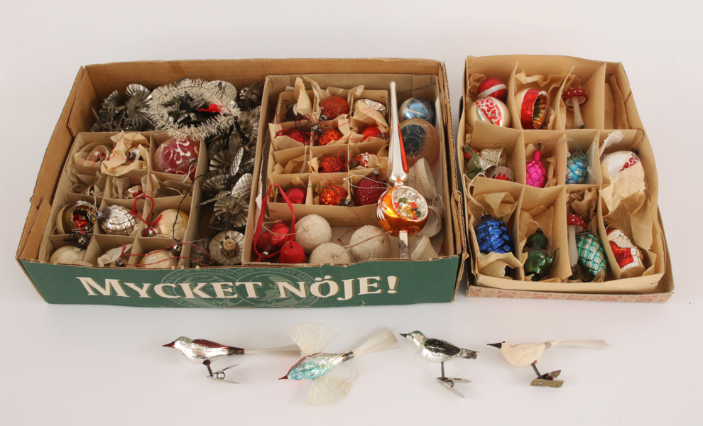 Parti juldekorationer, 1900-talets första hälft