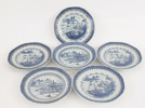 Tallrikar 7st, Kina, Jiaqing, 17/1800-tal
