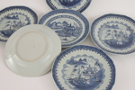 Tallrikar 7st, Kina, Jiaqing, 17/1800-tal