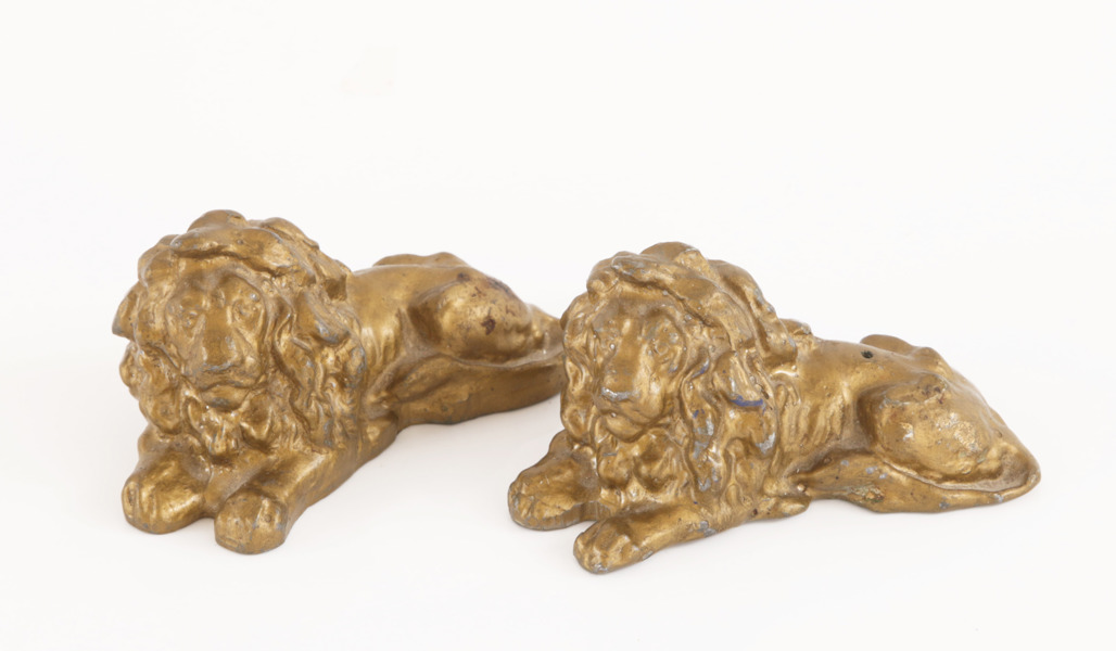 Skrivbordsdekorationer ett par, 1900-talets första hälft