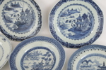 Tallrikar 7st, Kina, 17/1800-tal