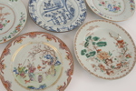 Tallrikar 6st, Kina, 1700-tal