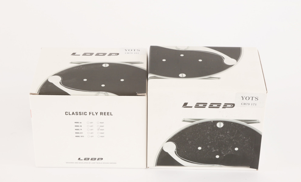 Flugfiskerullar 2st, LOOP, modell 79, Year of the Salmon, 2019