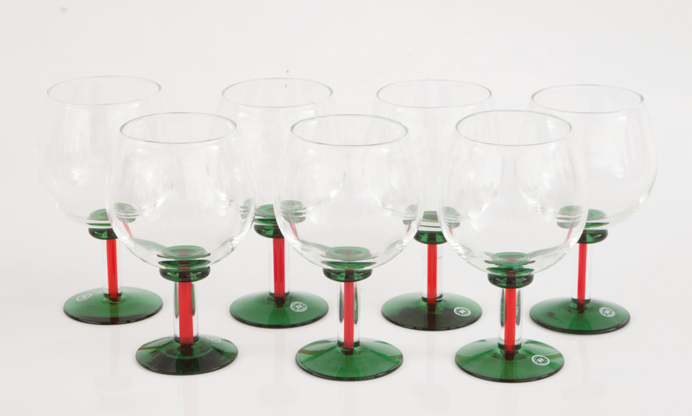 Vinglas 7st, Margareta Hennix för Reijmyre