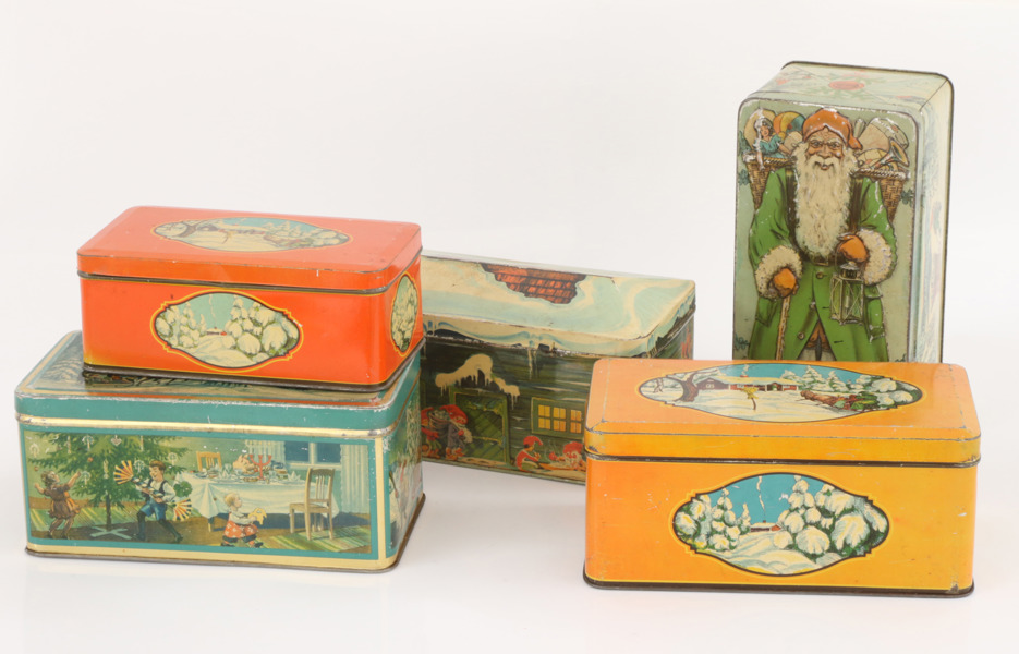 Kaffeburkar 5st, 1900-talets första hälft