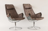 Fåtöljer ett par, "Jetson", Bruno Mathsson för DUX