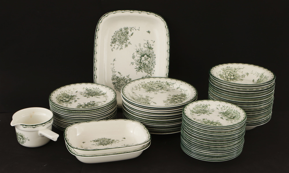 Matservis, "Grön Anna", Rörstrand