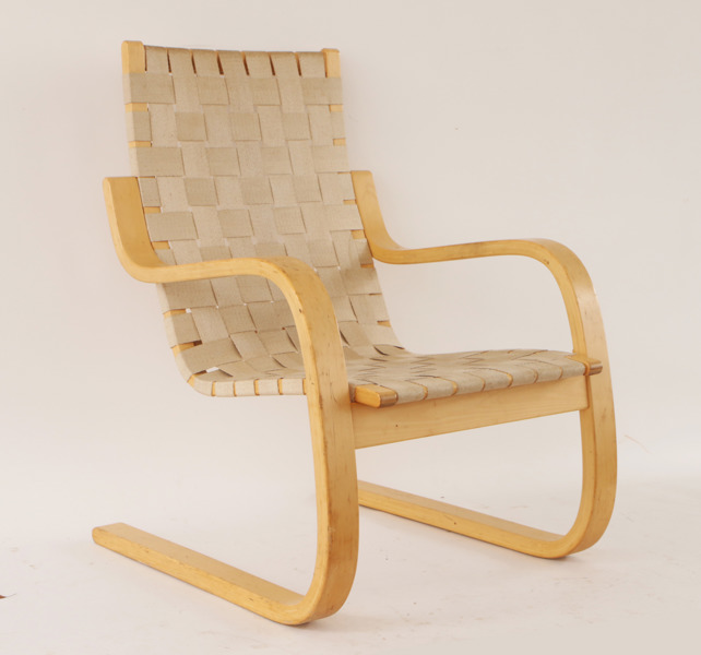 Fåtölj, Alvar Aalto, modell 406, 1900-talets andra hälft