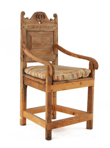 Karmstol, allmoge, daterad 1806