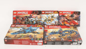 Kartonger med LEGO 5st, Ninjago