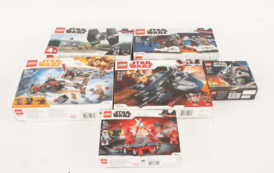 Kartonger med LEGO 6st, Star Wars