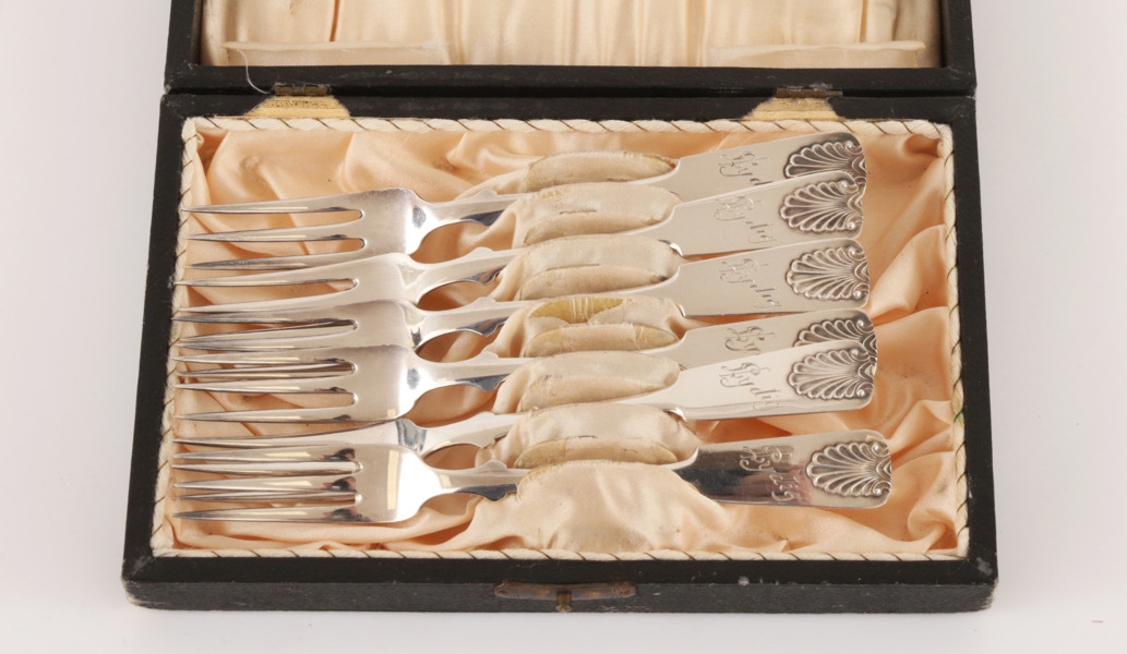 Plockgafflar 6st, silver, Finland