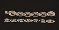 Armband 2st, silver, 1950/60-tal