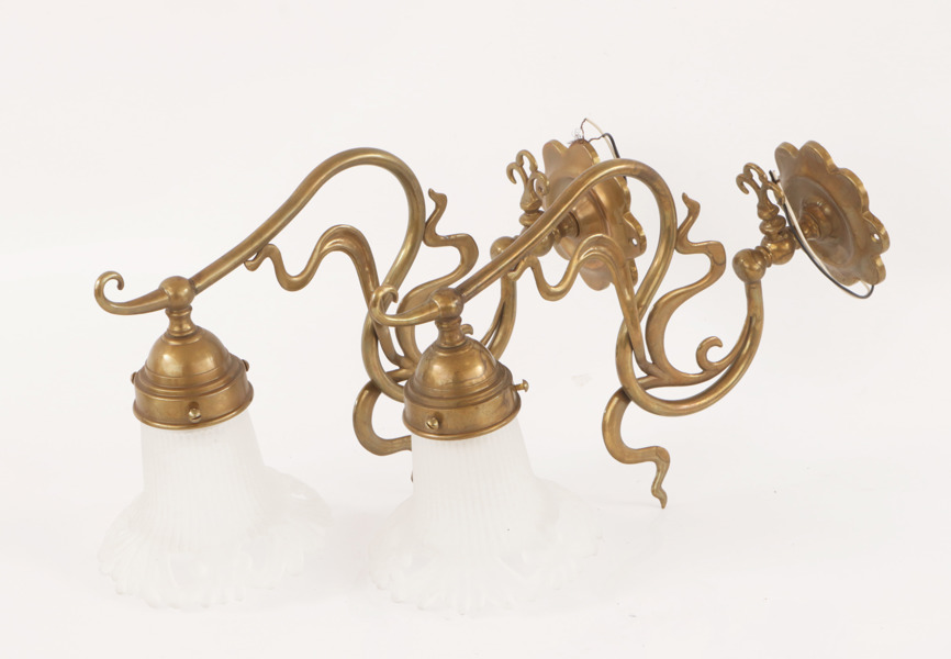 Vägglampor ett par, jugend, 1900-talets början