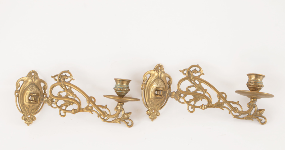 Väggappliquer ett par, jugend, 1900-talets början