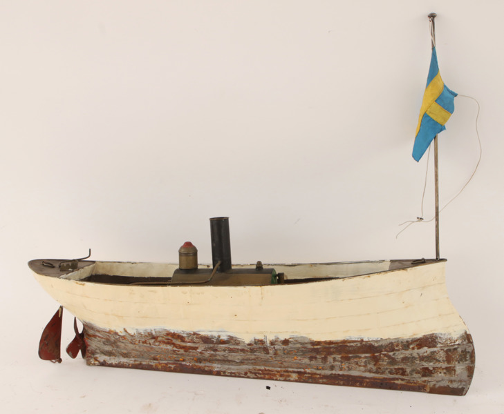 Modellbåt med motor, 1900-tal