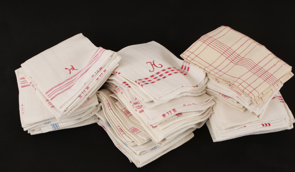 Handdukar i linne ca.44st