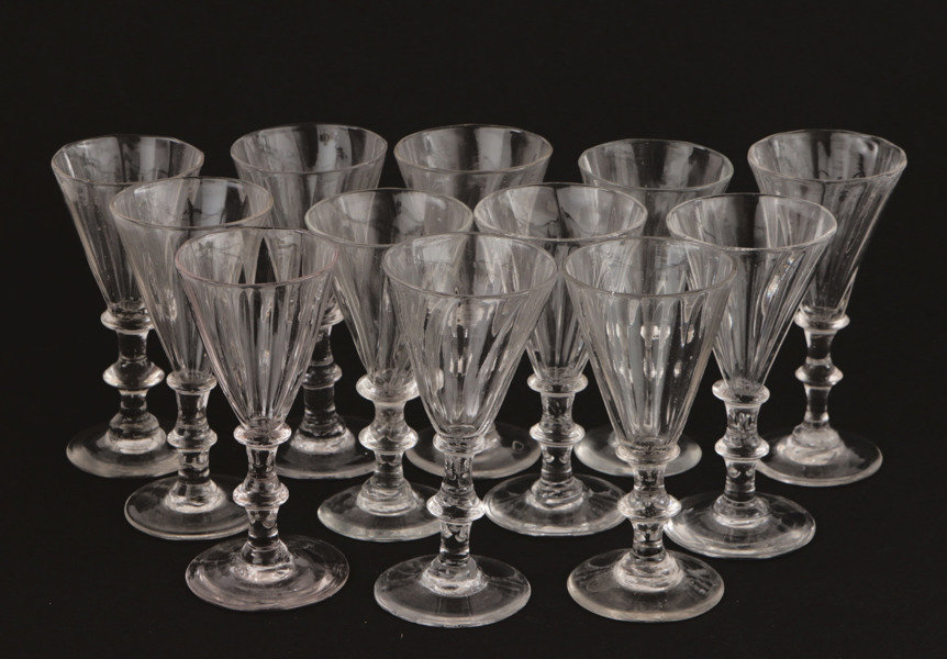 Snapsglas 12st, 18/1900-tal